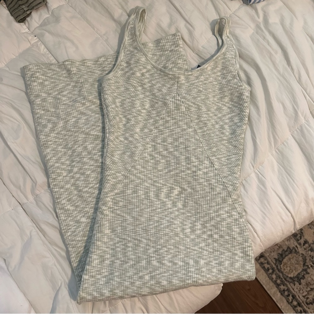 Abercrombie & Fitch Green Knit Midi Dress